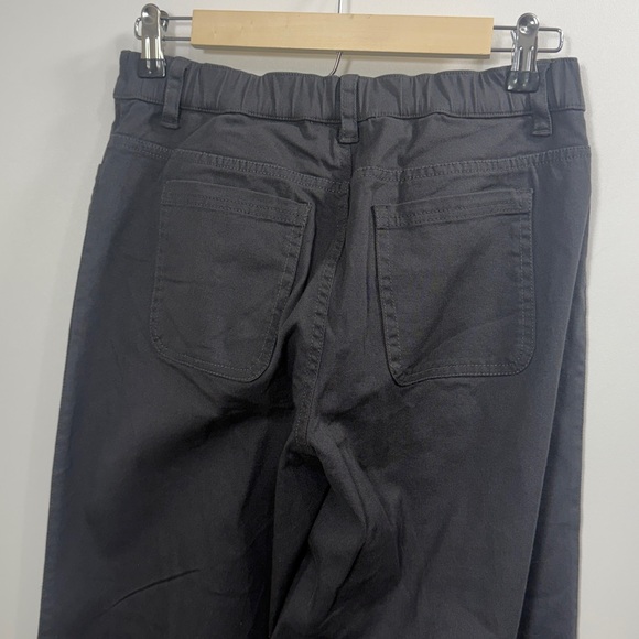 Pact Women’s Charcoal Gray Wide leg organic cotton pants size small - Picture 5 of 10